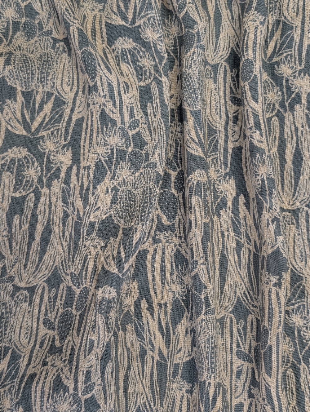 Rock & Roll Denim 2 Piece Cactus 🌵 Print Skirt And Top Medium - Picture 3 of 7